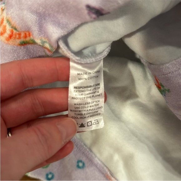 NWT Hill House Lavender The Allie Zip Up in Sea Creatures size medium - Picture 4 of 5